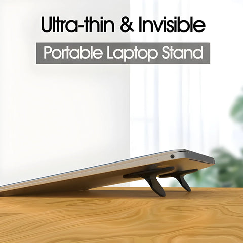 Invisible Laptop Stand – Portable Ergonomic Lift Anywhere