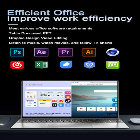 Slim business laptop with backlit keyboard, fingerprint unlock, and ultra-fast SSD storage